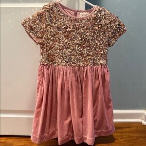 Mini Boden Pink Sequin Formal Dress